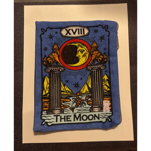 Women's Unbranded Blue The Moon Tarot Card Clutch One Size